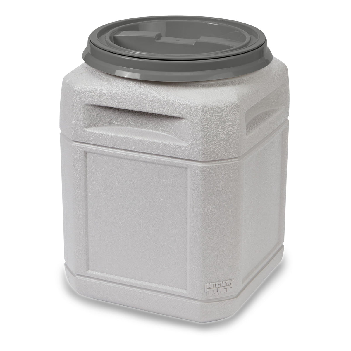 Mighty Tuff Airtight Dog Food Storage Container – 13 Gal, up to 54 lb Capacity – Cat and Dog Food Container with Twist Lid & Handles – BPA-Free, Made in USA