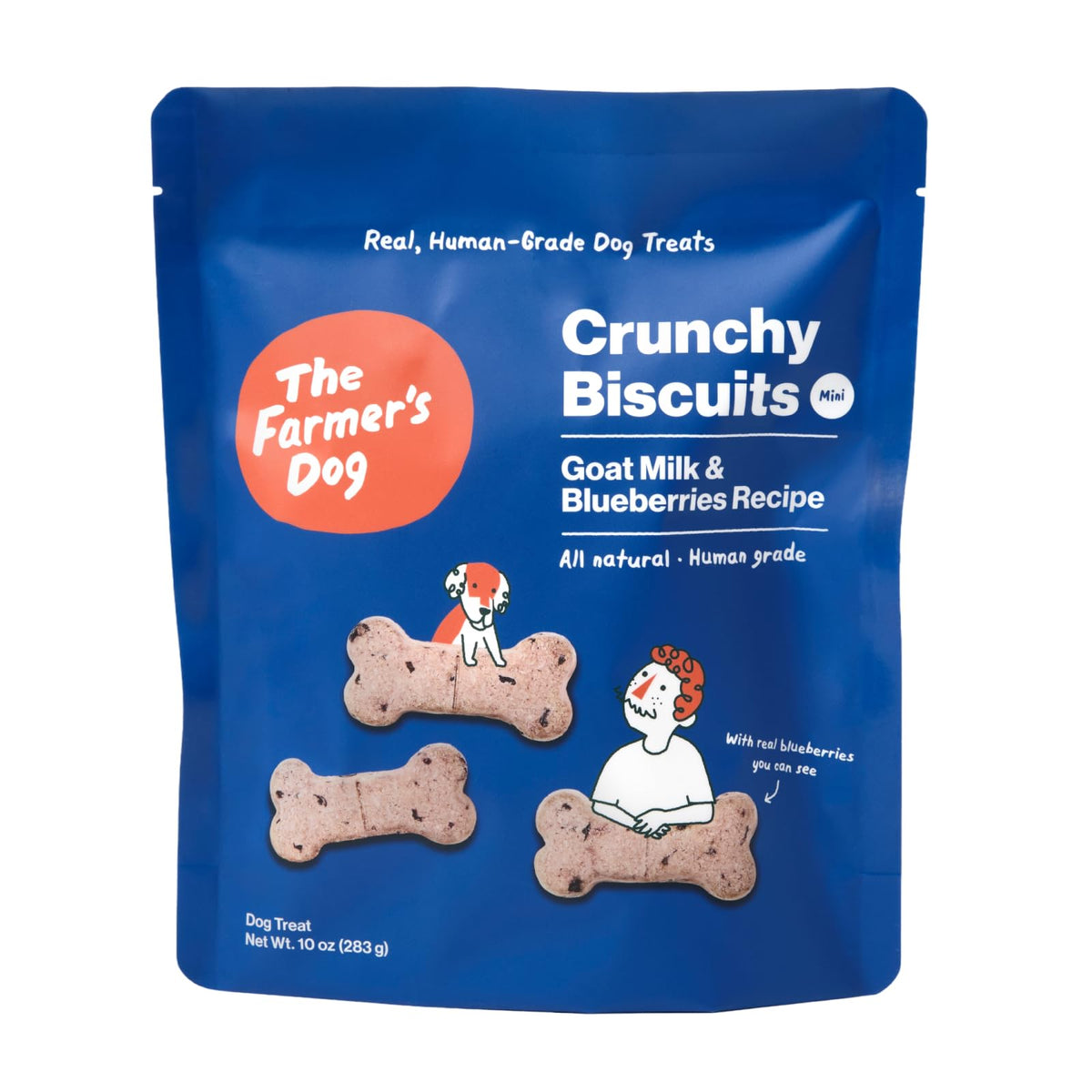 The Farmer's Dog Human-Grade Crunchy Dog Biscuits, Peanut Butter & Pumpkin