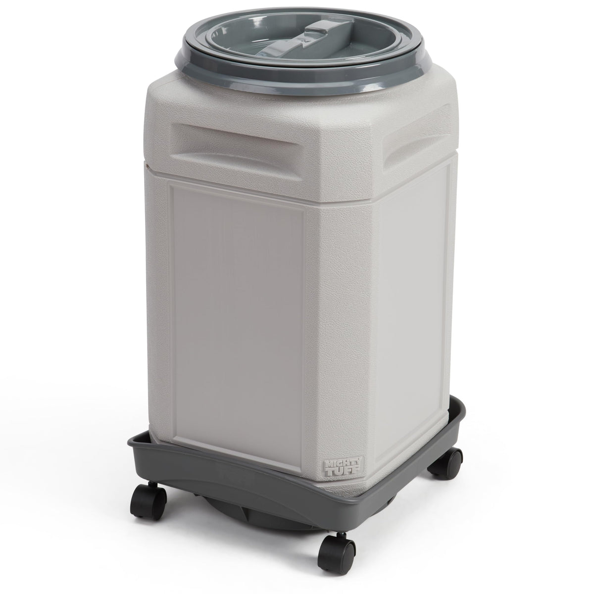 Mighty Tuff Airtight Dog Food Storage Container – 13 Gal, up to 54 lb Capacity – Cat and Dog Food Container with Twist Lid & Handles – BPA-Free, Made in USA