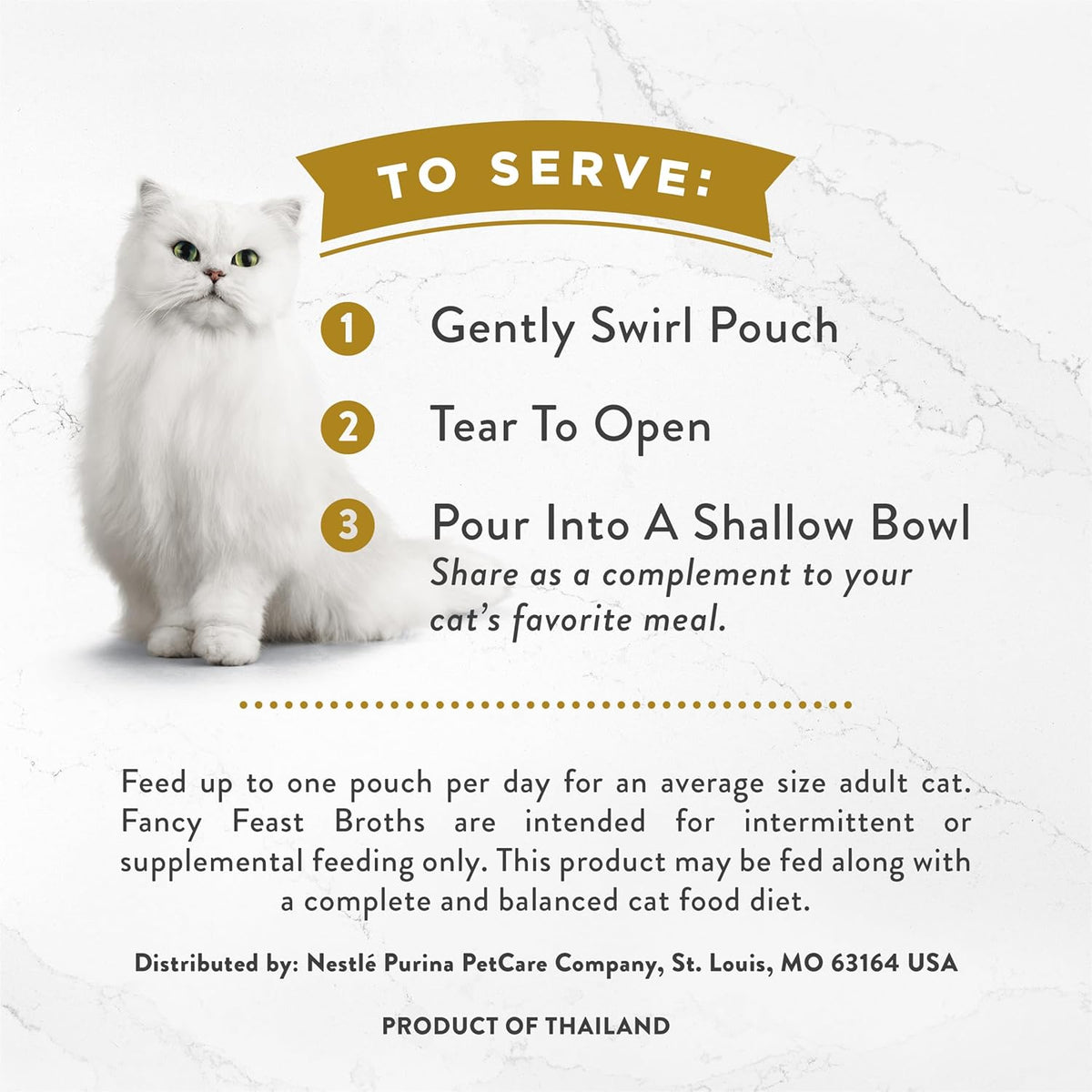 Purina Fancy Feast Broths, Classic Seafood Wet Cat Food, 1.4 oz, 12-Pack | Variety Pack with Lickable Grain-Free Wet Cat Food complements, made with no by-products, artificials flavors or colors
